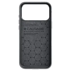 Caudabe รุ่น Sheath (Open) - เคส iPhone 17 Pro - สี Gray 10 Caudabe รุ่น Sheath (Open) - เคส iPhone 17 Pro - สี Gray