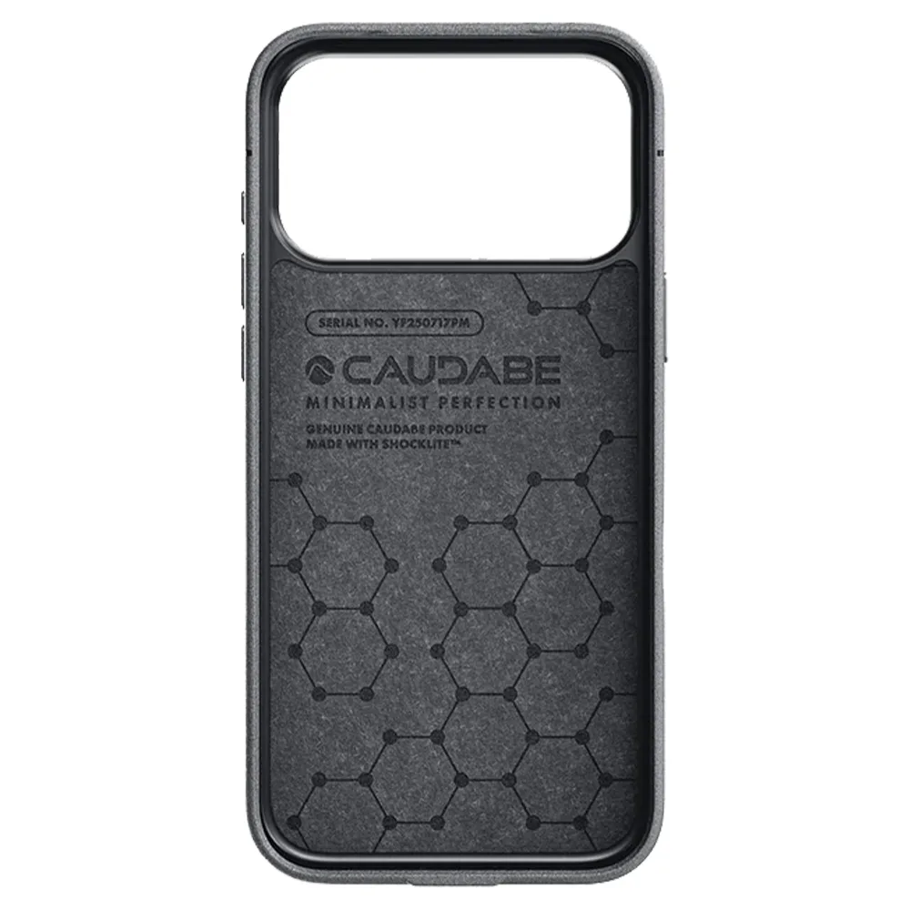 Caudabe รุ่น Sheath (Open) - เคส iPhone 17 Pro - สี Gray 3 Caudabe รุ่น Sheath (Open) - เคส iPhone 17 Pro - สี Gray - Image 3