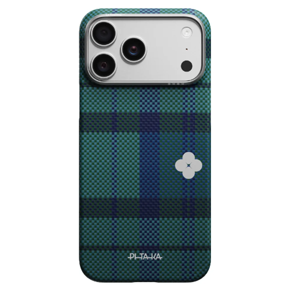 Pitaka รุ่น Flora in Grid Edge Case - เคส iPhone 17 Pro - สี Forest Dawn 1 Pitaka รุ่น Flora in Grid Edge Case - เคส iPhone 17 Pro - สี Forest Dawn