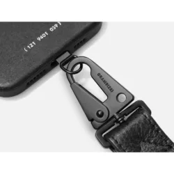 GRAMS(28) รุ่น 123 Wrist Strap - สายคล้องข้อมือ - สี Black Pebbled