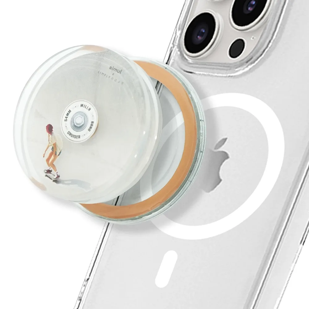 Simply Roar รุ่น Magnetic Spin Tok - แหวนติดหลัง - ลาย Skateboarder 3 Simply Roar รุ่น Magnetic Spin Tok - แหวนติดหลัง - ลาย Skateboarder - Image 3