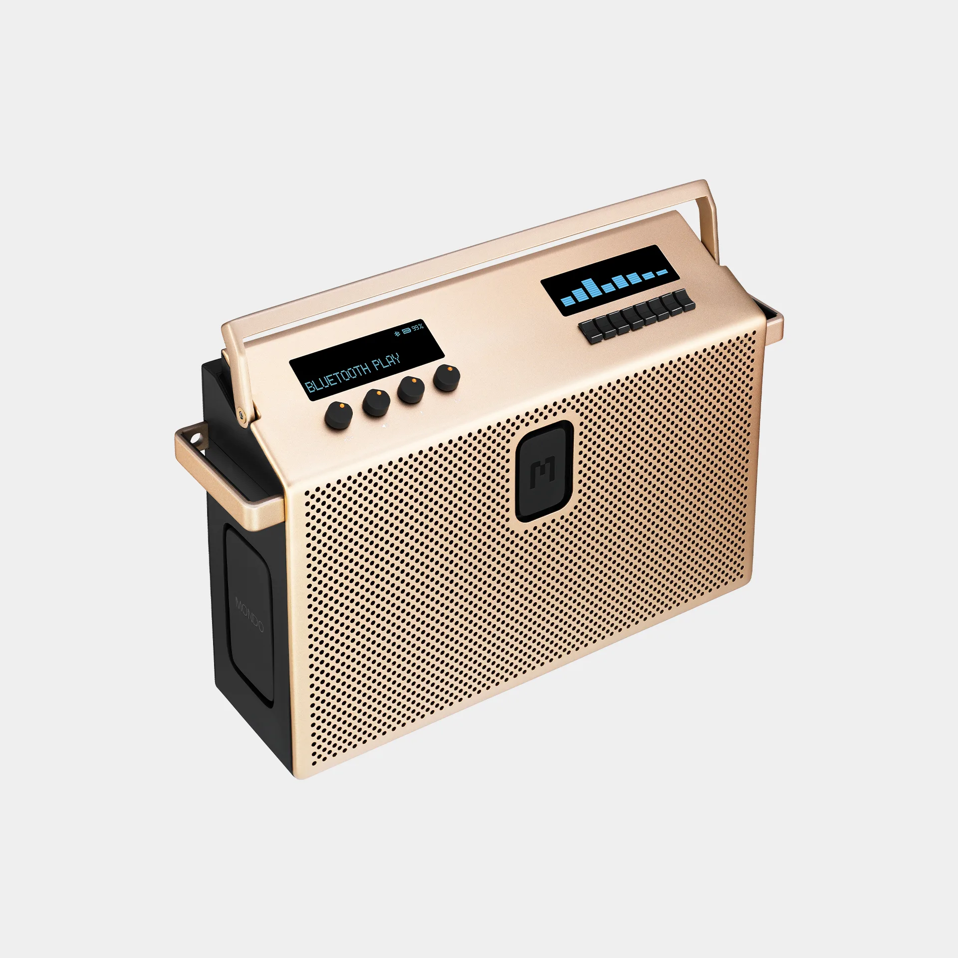Mondo รุ่น Speaker (Large) - ลำโพงบลูทูธ - สี Brass 2 Mondo รุ่น Speaker (Large) - ลำโพงบลูทูธ - สี Brass - Image 2