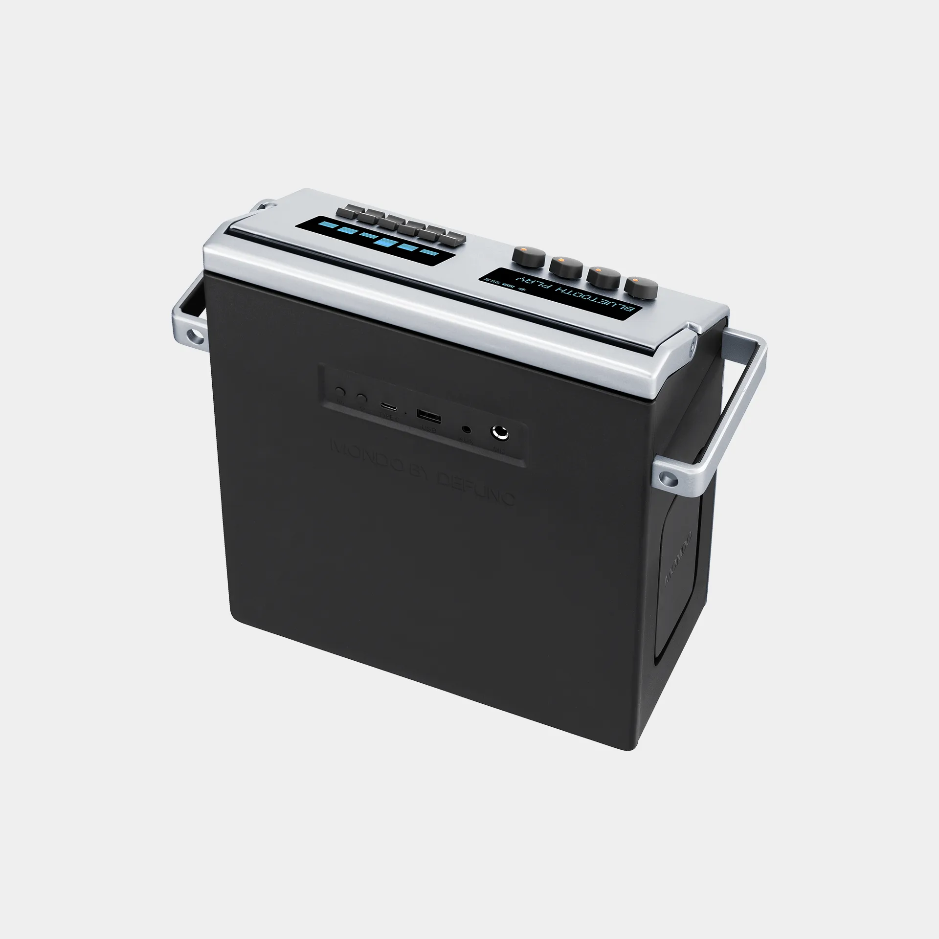Mondo รุ่น Speaker (Medium) - ลำโพงบลูทูธ - สี Metal gray 4 Mondo รุ่น Speaker (Medium) - ลำโพงบลูทูธ - สี Metal gray - Image 4