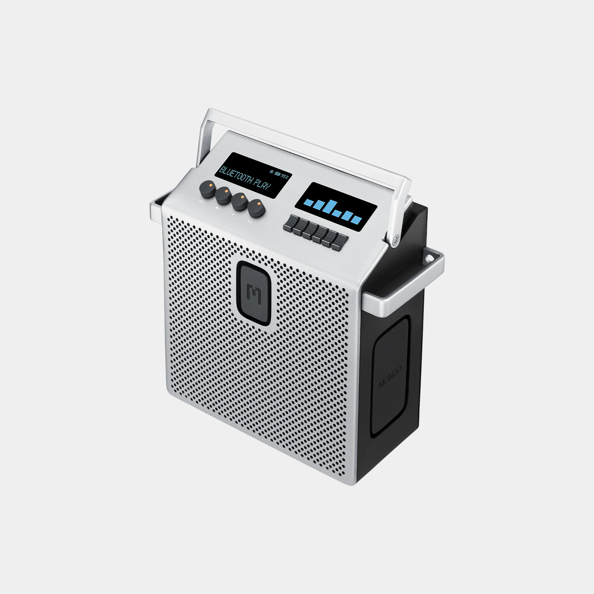Mondo รุ่น Speaker (Medium) - ลำโพงบลูทูธ - สี Metal gray 3 Mondo รุ่น Speaker (Medium) - ลำโพงบลูทูธ - สี Metal gray - Image 3