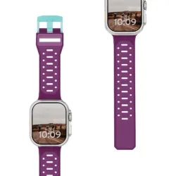 UAG รุ่น Civilian - สายนาฬิกา Apple Watch 42/44/45/46/49mm - สี Deep Purple Synth/Aqua