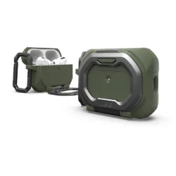 UAG รุ่น Monarch - เคส AirPods Pro 3 - สี Olive Drab/Silver