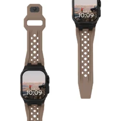 UAG รุ่น Monarch - สายนาฬิกา Apple Watch 42/44/45/49mm - สี Dark Earth/Black Titanium