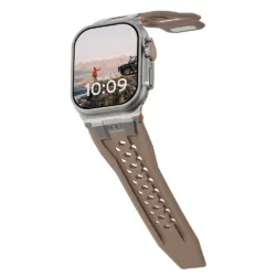 UAG รุ่น Monarch - สายนาฬิกา Apple Watch 42/44/45/49mm - สี Dark Earth/Titanium 20 UAG รุ่น Monarch - สายนาฬิกา Apple Watch 42/44/45/49mm - สี Dark Earth/Titanium