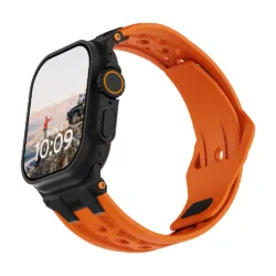 UAG รุ่น Monarch - สายนาฬิกา Apple Watch 42/44/45/49mm - สี Orange/Black Titanium 15 UAG รุ่น Monarch - สายนาฬิกา Apple Watch 42/44/45/49mm - สี Orange/Black Titanium