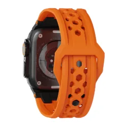 UAG รุ่น Monarch - สายนาฬิกา Apple Watch 42/44/45/49mm - สี Orange/Black Titanium 17 UAG รุ่น Monarch - สายนาฬิกา Apple Watch 42/44/45/49mm - สี Orange/Black Titanium
