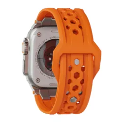 UAG รุ่น Monarch - สายนาฬิกา Apple Watch 42/44/45/49mm - สี Orange/Titanium 17 UAG รุ่น Monarch - สายนาฬิกา Apple Watch 42/44/45/49mm - สี Orange/Titanium