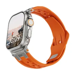 UAG รุ่น Monarch - สายนาฬิกา Apple Watch 42/44/45/49mm - สี Orange/Titanium 15 UAG รุ่น Monarch - สายนาฬิกา Apple Watch 42/44/45/49mm - สี Orange/Titanium