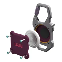 UAG รุ่น Monarch - เคส AirTag - สี Deep Purple Synth