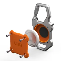 UAG รุ่น Monarch - เคส AirTag - สี Orange/Silver
