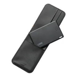 UAG รุ่น Metropolis Wallet with Tracker Card - ที่เก็บบัตรติดหลังมือถือ - สี Kevlar Black