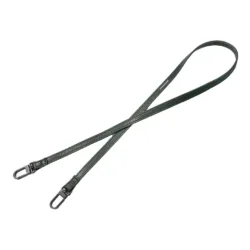 GRAMS(28) รุ่น Leather Lanyard (12mm) - สายสะพายเสริม - สี Dark Green Pebbled