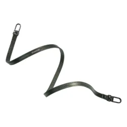 GRAMS(28) รุ่น Leather Lanyard (12mm) - สายสะพายเสริม - สี Dark Green Pebbled