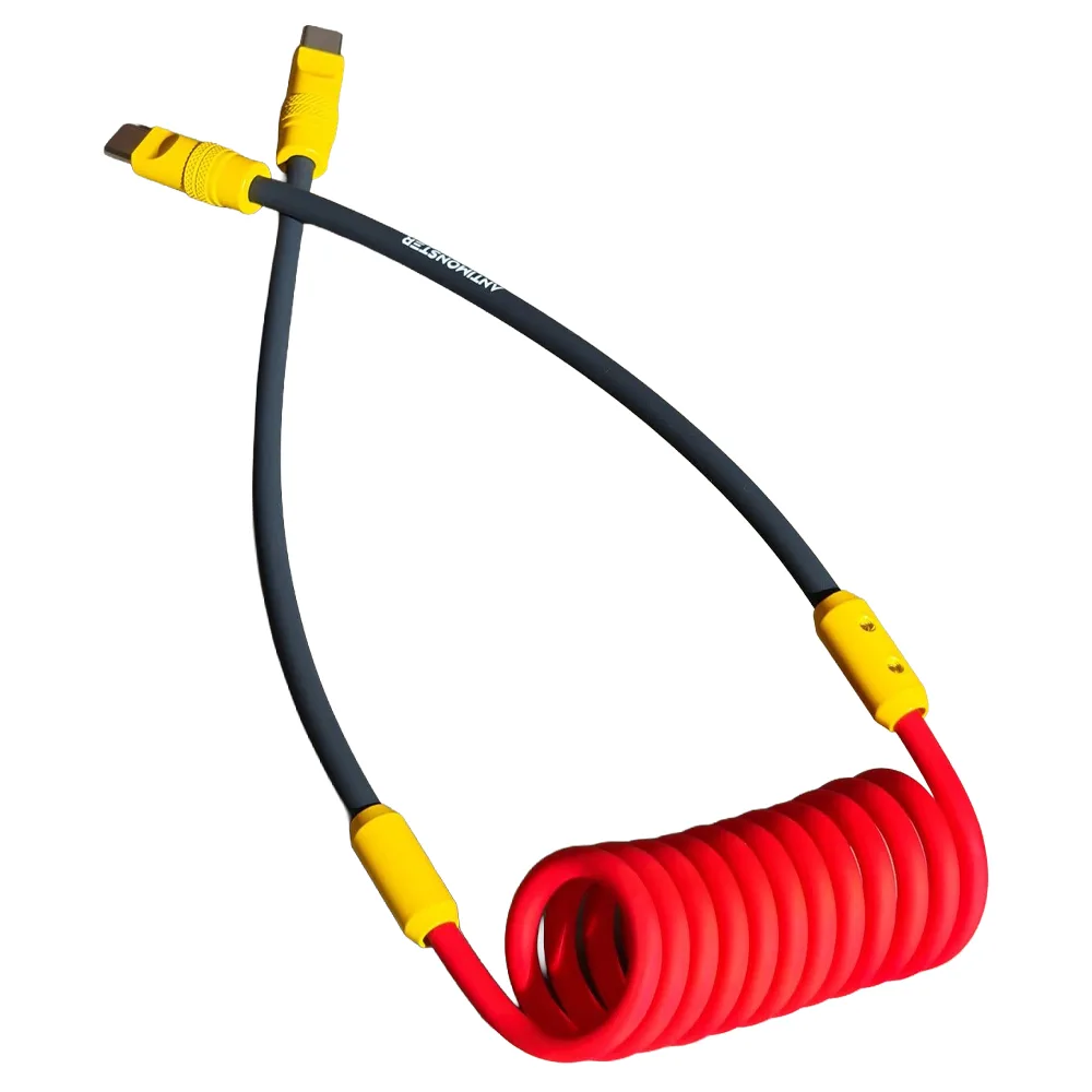 Antimonster รุ่น LOOP สายชาร์จ C to C - สี RED 1 Antimonster รุ่น LOOP สายชาร์จ C to C - สี RED