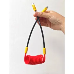 Antimonster รุ่น LOOP สายชาร์จ C to C - สี RED 6 Antimonster รุ่น LOOP สายชาร์จ C to C - สี RED