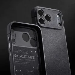 Caudabe รุ่น Sheath (Precise) - เคส iPhone 17 Pro - สี Black