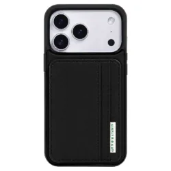 Simply Roar รุ่น Fabric Stand Case - เคส iPhone 17 Pro Max - สี Black