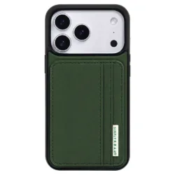 Simply Roar รุ่น Fabric Stand Case - เคส iPhone 17 Pro Max - สี Green