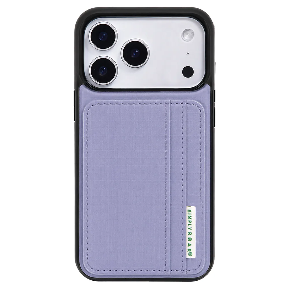 Simply Roar รุ่น Fabric Stand Case - เคส iPhone 17 Pro Max - สี Lavender 1 Simply Roar รุ่น Fabric Stand Case - เคส iPhone 17 Pro Max - สี Lavender