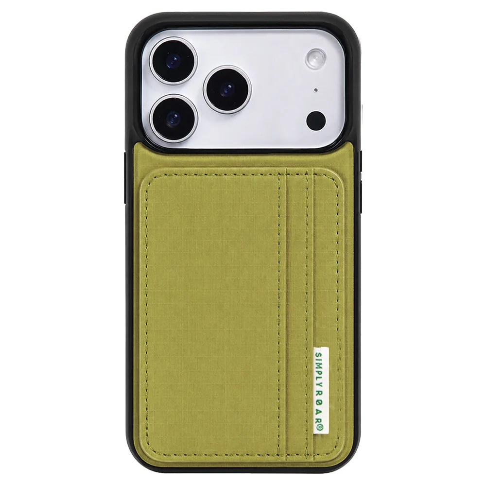 Simply Roar รุ่น Fabric Stand Case - เคส iPhone 17 Pro Max - สี Yellow 1 Simply Roar รุ่น Fabric Stand Case - เคส iPhone 17 Pro Max - สี Yellow