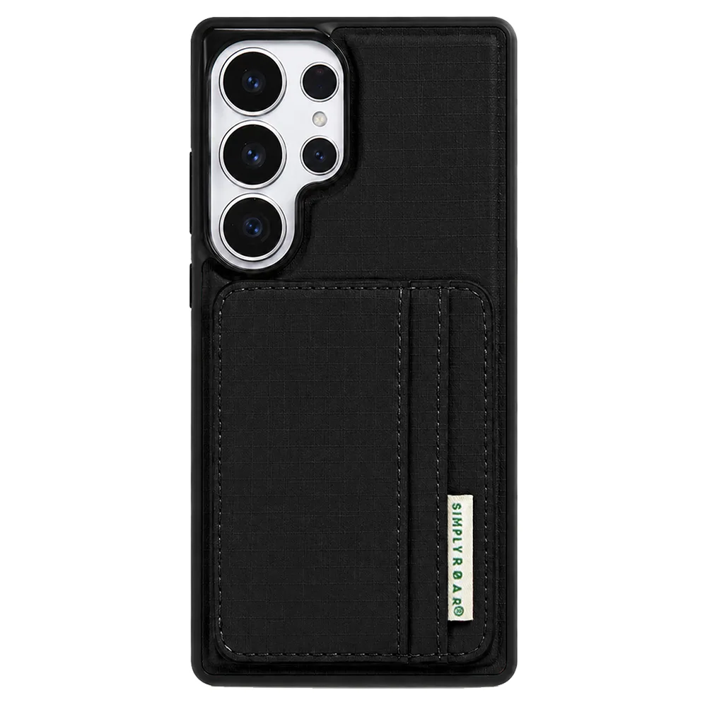 Simply Roar รุ่น Fabric Stand Case - เคส Galaxy S26 Ultra - สี Black 1 Simply Roar รุ่น Fabric Stand Case - เคส Galaxy S26 Ultra - สี Black
