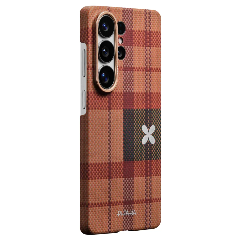 Pitaka รุ่น Flora in Grid Edge Case - เคส Galaxy S26 Ultra - สี Cloud Dusk 2 Pitaka รุ่น Flora in Grid Edge Case - เคส Galaxy S26 Ultra - สี Cloud Dusk - Image 2