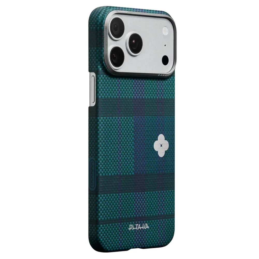 Pitaka รุ่น Flora in Grid Edge Case - เคส iPhone 17 Pro - สี Forest Dawn 2 Pitaka รุ่น Flora in Grid Edge Case - เคส iPhone 17 Pro - สี Forest Dawn - Image 2