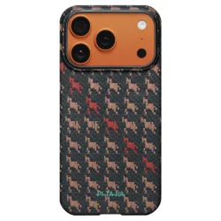 Pitaka รุ่น Happiness Rides In Edge Case (PitaTap™) - เคส iPhone 17 Pro  - สี Ebony