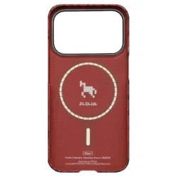 Pitaka รุ่น Happiness Rides In Edge Case (PitaTap™) - เคส iPhone 17 Pro - สี Maroon 8 Pitaka รุ่น Happiness Rides In Edge Case (PitaTap™) - เคส iPhone 17 Pro - สี Maroon