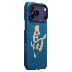 Pitaka รุ่น Ink Horse Painting Edge Case (PitaTap™) - เคส iPhone 17 Pro Max - สี Azure Green 11 Pitaka รุ่น Ink Horse Painting Edge Case (PitaTap™) - เคส iPhone 17 Pro Max - สี Azure Green