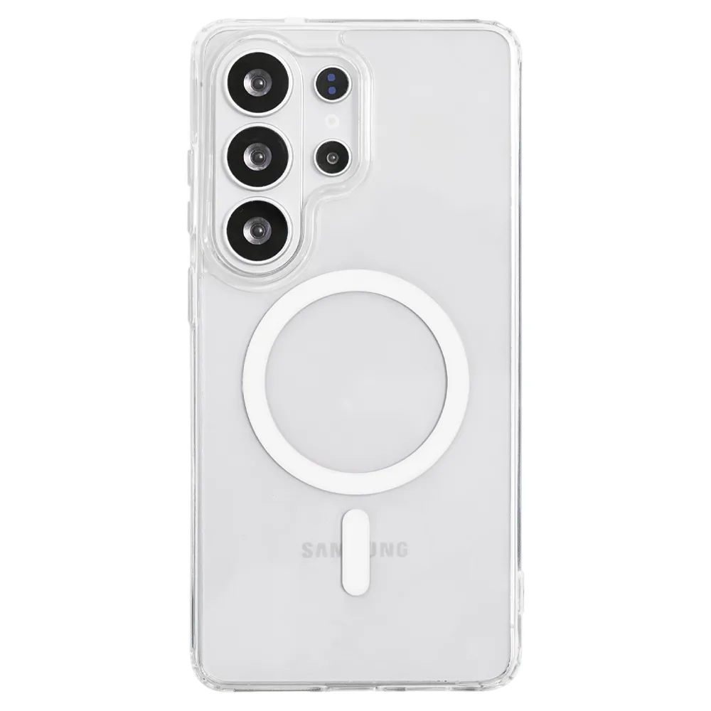 Simply Roar รุ่น Magnetic Color Crystal Case - เคส Galaxy S26 Ultra - สี White 1 Simply Roar รุ่น Magnetic Color Crystal Case - เคส Galaxy S26 Ultra - สี White