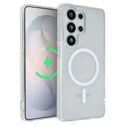 Simply Roar รุ่น Magnetic Color Crystal Case - เคส Galaxy S26 Ultra - สี White 3 Simply Roar รุ่น Magnetic Color Crystal Case - เคส Galaxy S26 Ultra - สี White