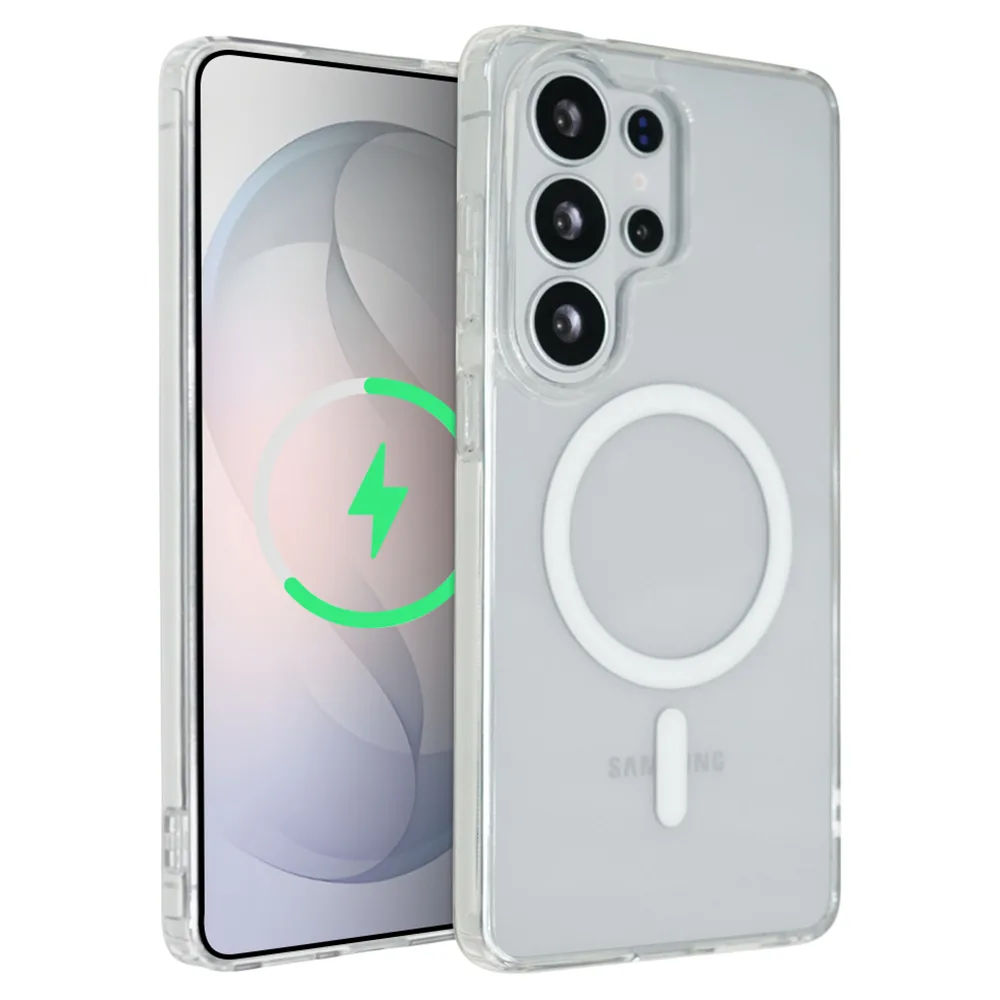 Simply Roar รุ่น Magnetic Color Crystal Case - เคส Galaxy S26 Ultra - สี White 2 Simply Roar รุ่น Magnetic Color Crystal Case - เคส Galaxy S26 Ultra - สี White - Image 2