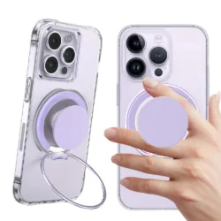 Simply Roar รุ่น Magnetic Metal Stand Pop Tok - แหวนติดหลัง - สี Purple 3 Simply Roar รุ่น Magnetic Metal Stand Pop Tok - แหวนติดหลัง - สี Purple