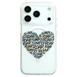 Simply Roar รุ่น Super Magnetic Case - เคส iPhone 17 Pro Max - สี Black Heart