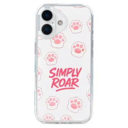 Simply Roar รุ่น Super Magnetic Case - เคส iPhone 17 - สี Pink Paw