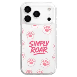 Simply Roar รุ่น Super Magnetic Case - เคส iPhone 17 Pro Max - สี Pink Paw