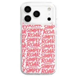 Simply Roar รุ่น Super Magnetic Case - เคส iPhone 17 Pro Max - สี Red