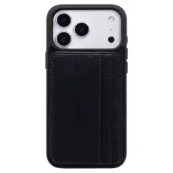 Simply Roar รุ่น Vins Stand Case - เคส iPhone 17 Pro Max - สี Black