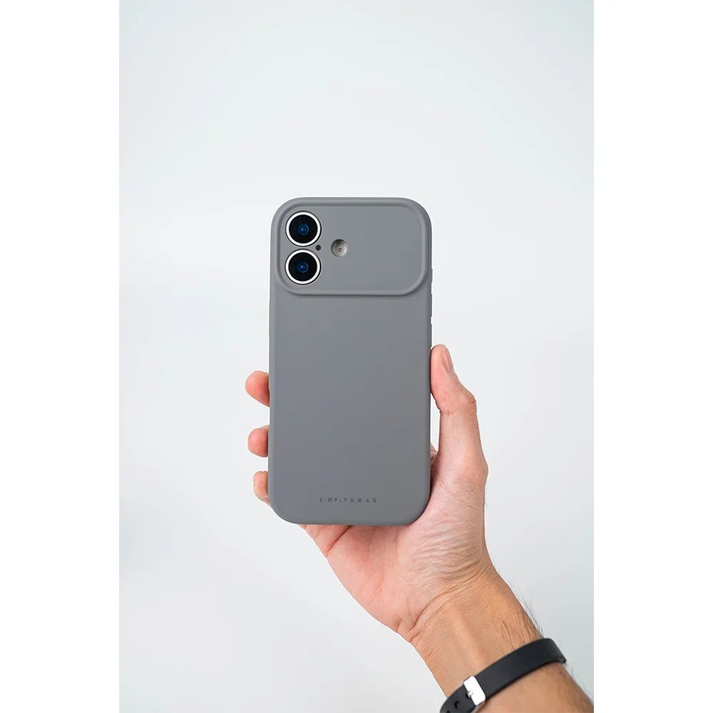 Simply Roar รุ่น Hyper Silicone Case - เคส iPhone 17 - สี Gray 11 Simply Roar รุ่น Hyper Silicone Case - เคส iPhone 17 - สี Gray - Image 11