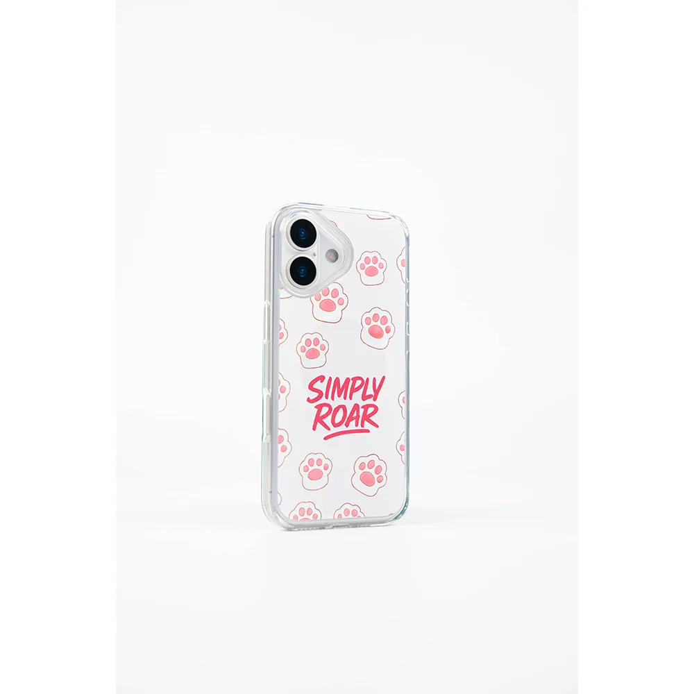 Simply Roar รุ่น Super Magnetic Case - เคส iPhone 17 - สี Pink Paw 2 Simply Roar รุ่น Super Magnetic Case - เคส iPhone 17 - สี Pink Paw - Image 2