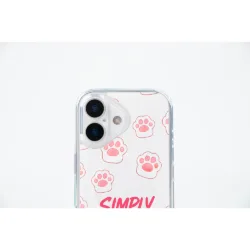 Simply Roar รุ่น Super Magnetic Case - เคส iPhone 17 - สี Pink Paw 17 Simply Roar รุ่น Super Magnetic Case - เคส iPhone 17 - สี Pink Paw