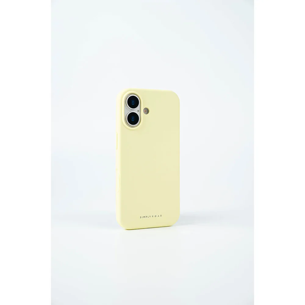 Simply Roar รุ่น Cloud Skin Silicone - เคส iPhone 17 - สี Light Yellow 2 Simply Roar รุ่น Cloud Skin Silicone - เคส iPhone 17 - สี Light Yellow - Image 2