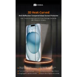 Hoda รุ่น 3D Anti-Reflection Full Coverage Screen Protector - ฟิล์มกระจก iPhone Air