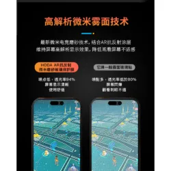 Hoda รุ่น 3D Anti-Reflection (Matte) Full Coverage Screen Protector - ฟิล์มกระจก iPhone 17 Pro