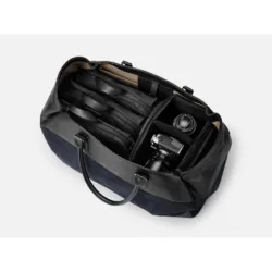 GRAMS(28) รุ่น 184 Weekender Tote - กระเป๋าโท้ท - สี Black Pebbled